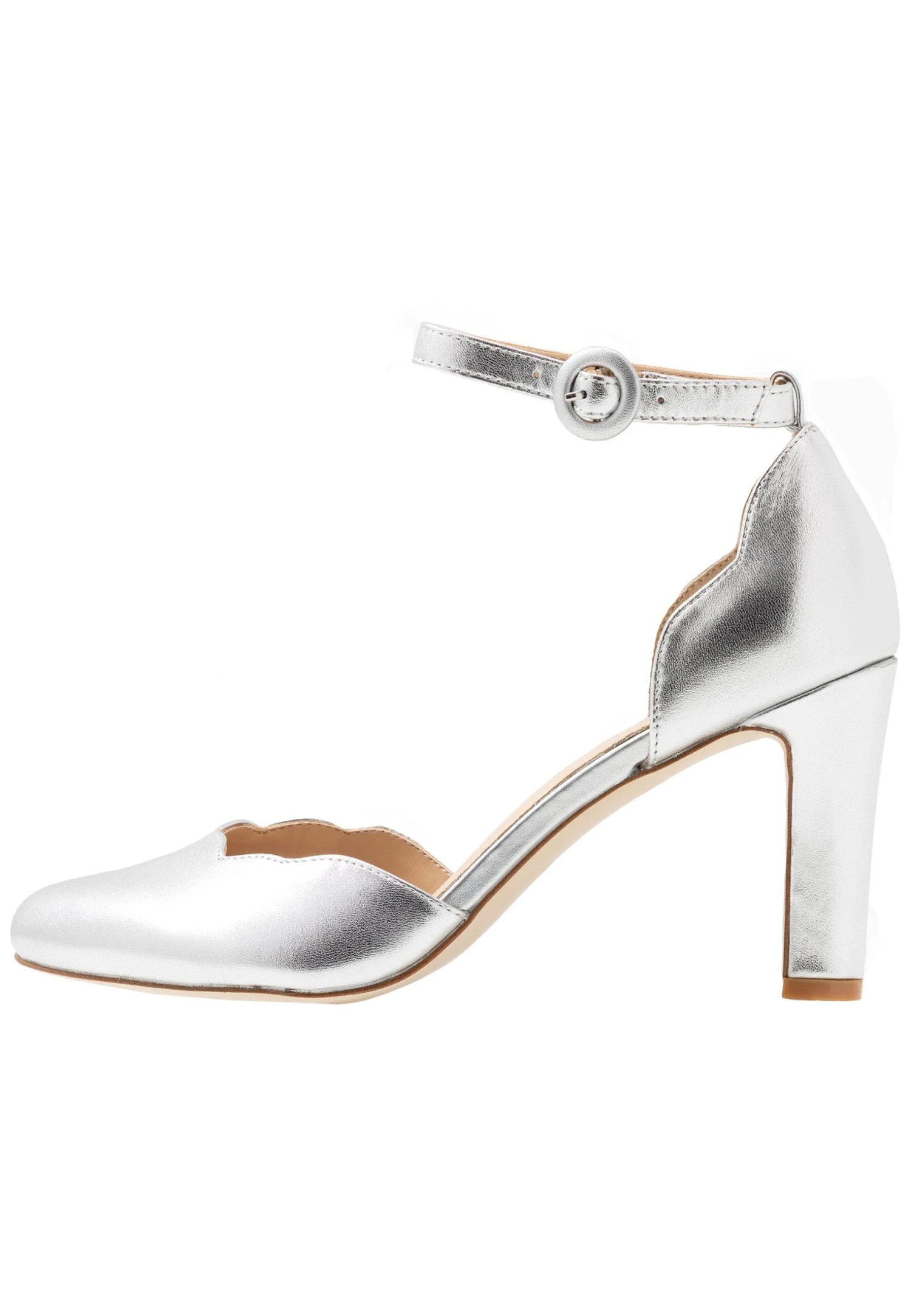 Anna Field Leather Pumps - Hoge Hakken - Silver 2 Anna Field Leather Pumps - Hoge Hakken - Silver - Afbeelding 2