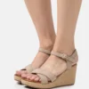 Anna Field Leather - Sandalen Met Hoge Hak - Grey