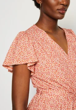 Anna Field Jurk - Brown/White -Anna Field bd5c221358784b13845a06ac72b3cf08 scaled