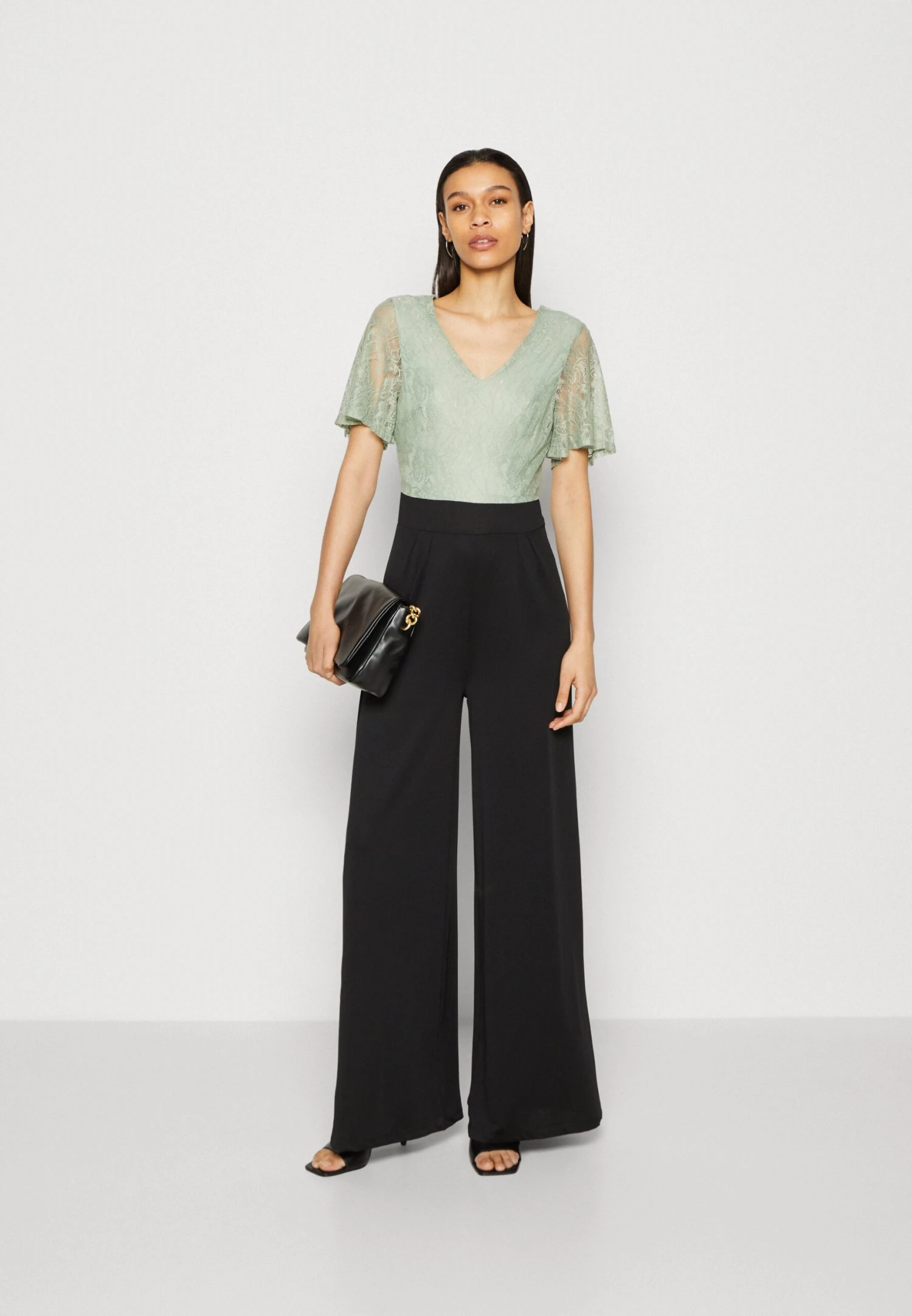 Anna Field Jumpsuit - Light Green/Black 2 Anna Field Jumpsuit - Light Green/Black - Afbeelding 2
