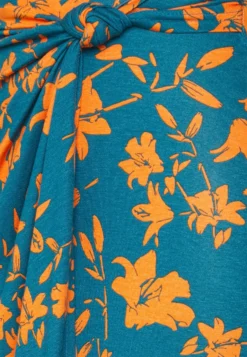 Anna Field Front Knot Midi Skirt - Kokerrok - Blue -Anna Field ec90ec8a97224e79b6679664fbc7562a scaled