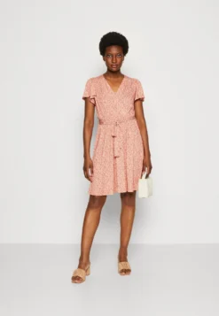 Anna Field Jurk - Brown/White -Anna Field fa805c900c004517ac0d4b31d97db635 scaled